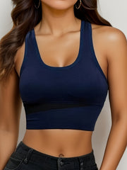 Seamless Wireless Sports Bra Push Up Running Workout Bra