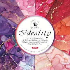 6 Inch Pattern Paper for DIY Photo Album Scrapbook - Foil Colors