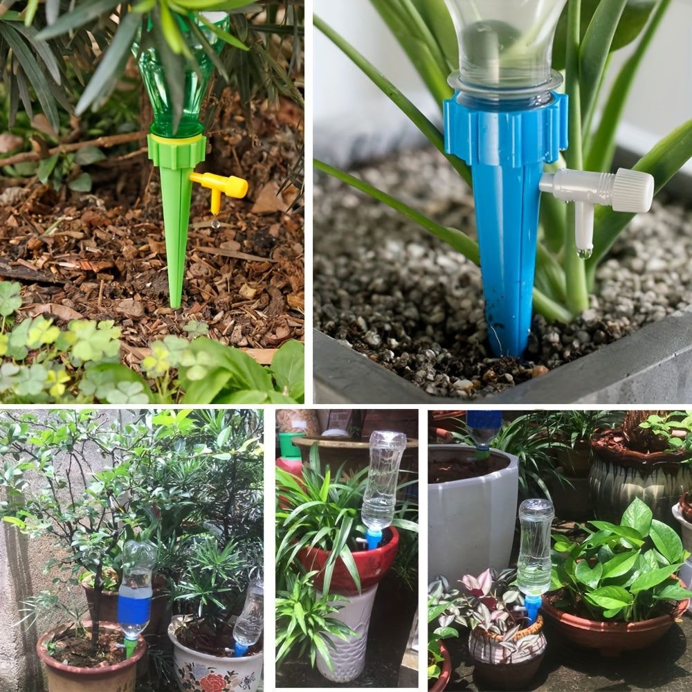 10 Packs Self Watering Spikes for Garden Plants Indoor & Outdoor