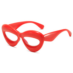 Cat Eye Glasses Light Blocking Oval Shape Glasses
