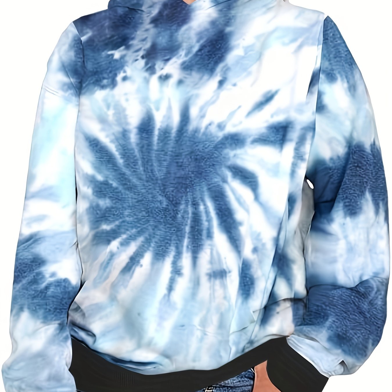 Tie Dye 3D Print Hooded Sweatshirt for Boys and Girls