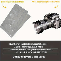 3D Camera Puzzle - Fun Holiday Gift for Men and Women