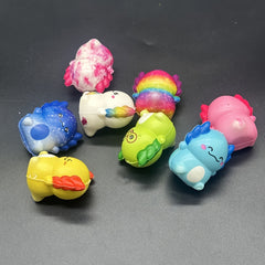 6pcs 12pcs Mini Axolotl Squishy Toys Easter Party Favors Games Prizes