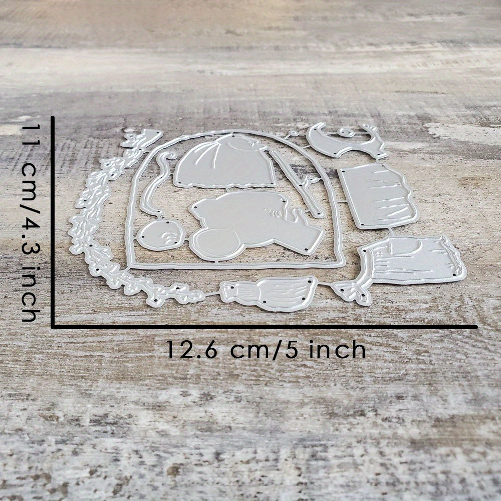 1pc Mouse Metal Cutting Dies Scrapbooking Mold Stencil Die Cuts DIY Craft
