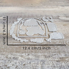 1pc Mouse Metal Cutting Dies Scrapbooking Mold Stencil Die Cuts DIY Craft