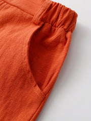 Boys Casual Solid Comfortable Pants Breathable Sports Pants