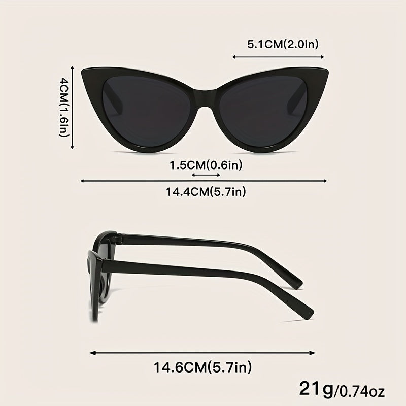 Cat Eye Sunglasses UV400 Sun Shades for Vacation Travel
