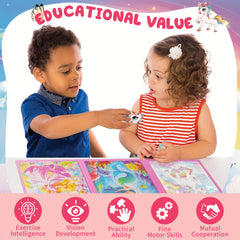Magnetic Puzzles for Kids Toddler Book to Develop Creativity and Motor Skills