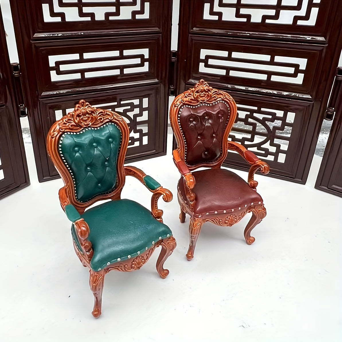 1:12 European Style Doll House Furniture Bedroom Living Room Decor