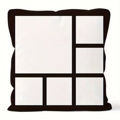 4pcs Plaid Printed Soft Short Plush Pillowcase for Camping