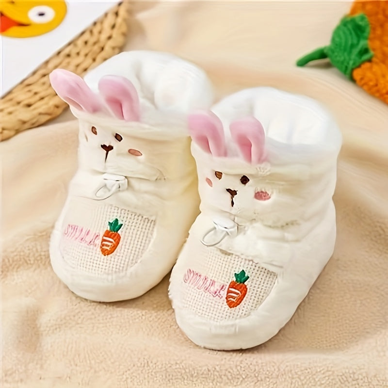 Baby Boys Warm Fleece Indoor Walking Boots