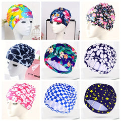 Unisex Ear Protection Swimming Cap For Long Hair