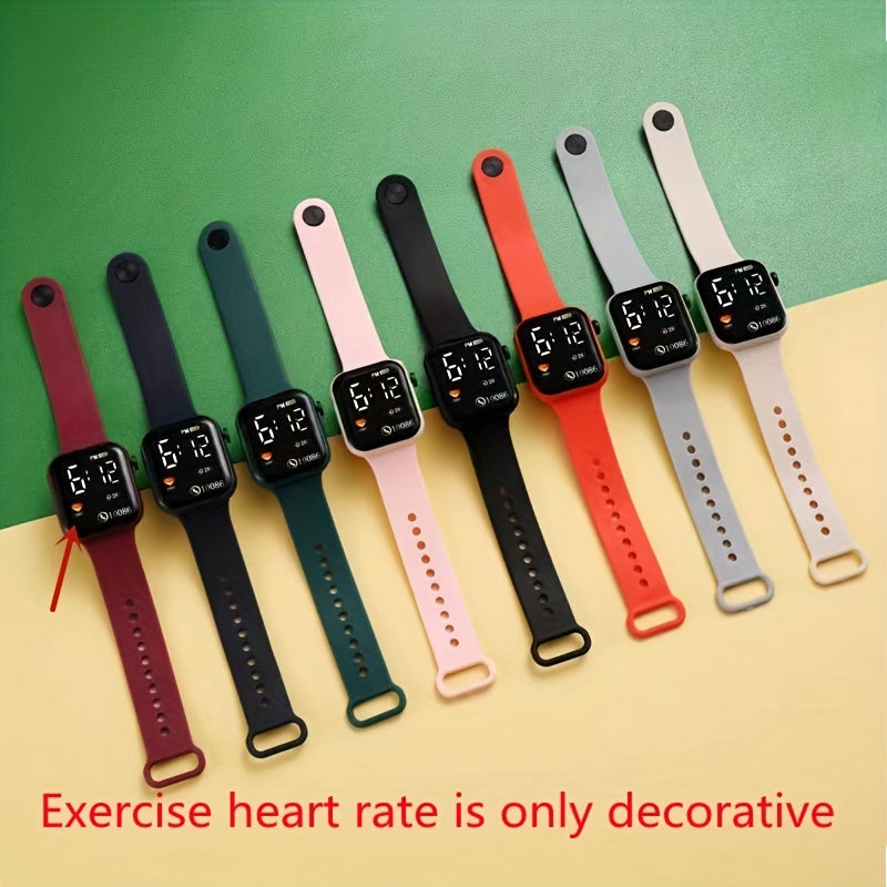 LED Electronic Watch Block Digital Student's Watch