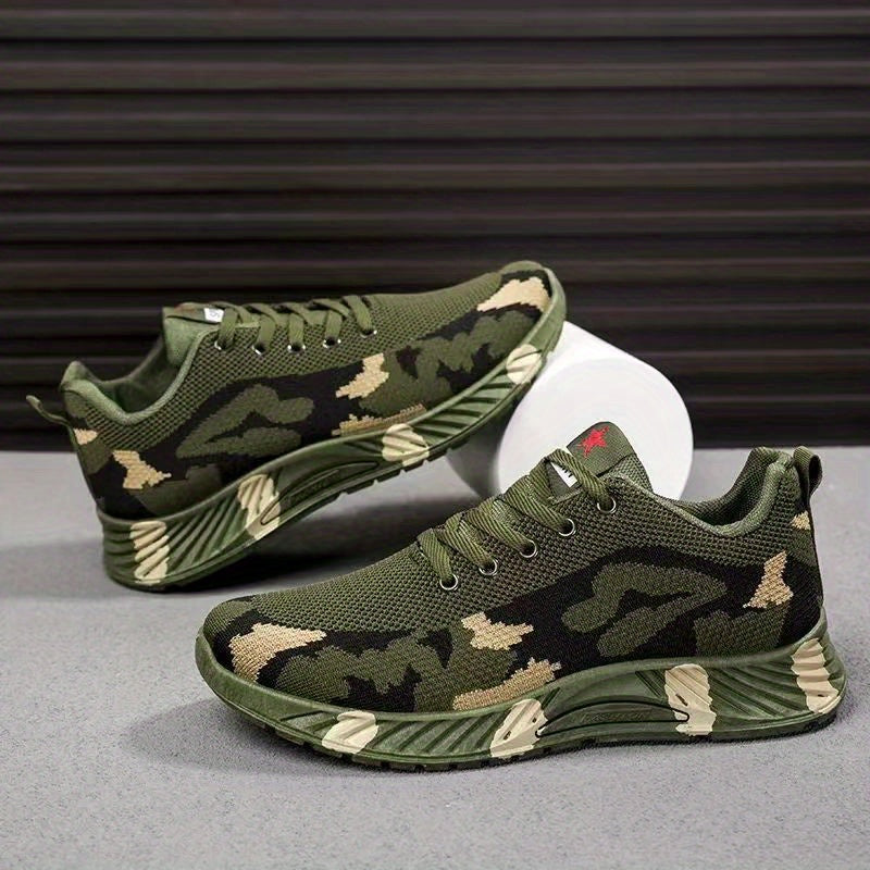 Men's Camo Lightweight Casual Shoes Non Slip Sneakers