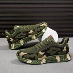 Men's Camo Lightweight Casual Shoes Non Slip Sneakers