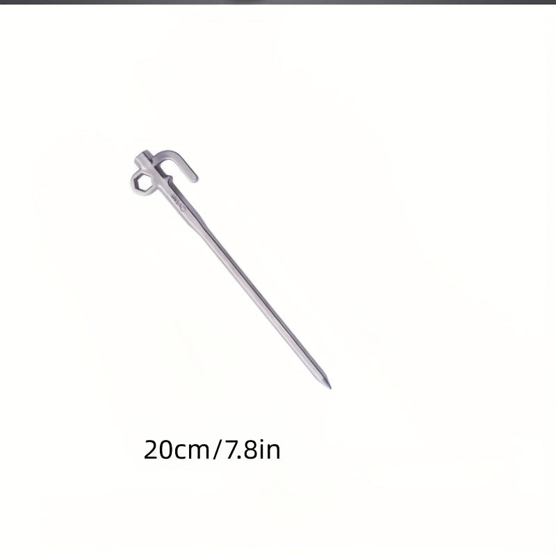 2pcs Stainless Steel Ground Nails Tent Fixing Nails Outdoors