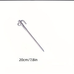 2pcs Stainless Steel Ground Nails Tent Fixing Nails Outdoors