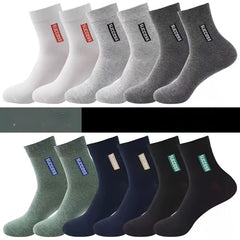 Men's Sports Socks Anti-odor Sweat-absorbing Mid-calf Low-cut Ankle Socks