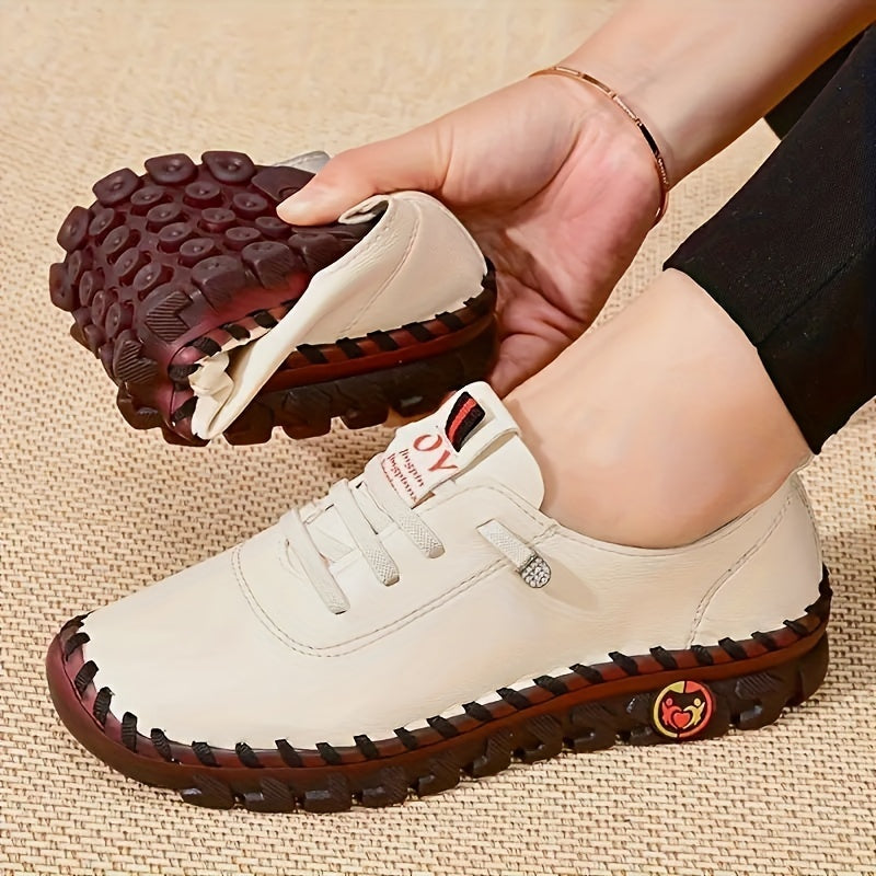 Soft Sole Flat Round Toe Loafers Shoes Lightweight Comfortable Breathable Skate