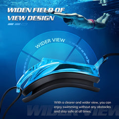 Anti-fog Swimming Goggle Comfortable Nose Bridge Clear View