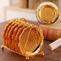 Metal Cake Plate Golden Plate For Party Wedding