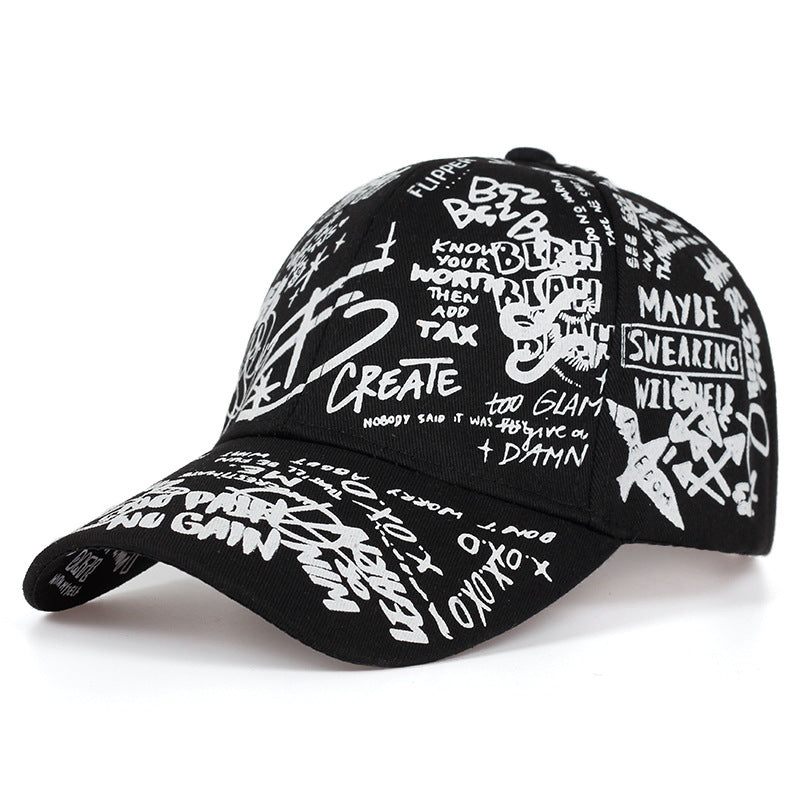 Men's Graffiti Woven Baseball Cap