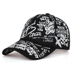 Men's Graffiti Woven Baseball Cap