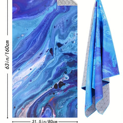 Microfiber Lightweight Beach Towel Soft Absorbent Sandproof Printed Blanket