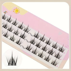 Segmented Little Devil False Eyelashes for Enlarged Eyes