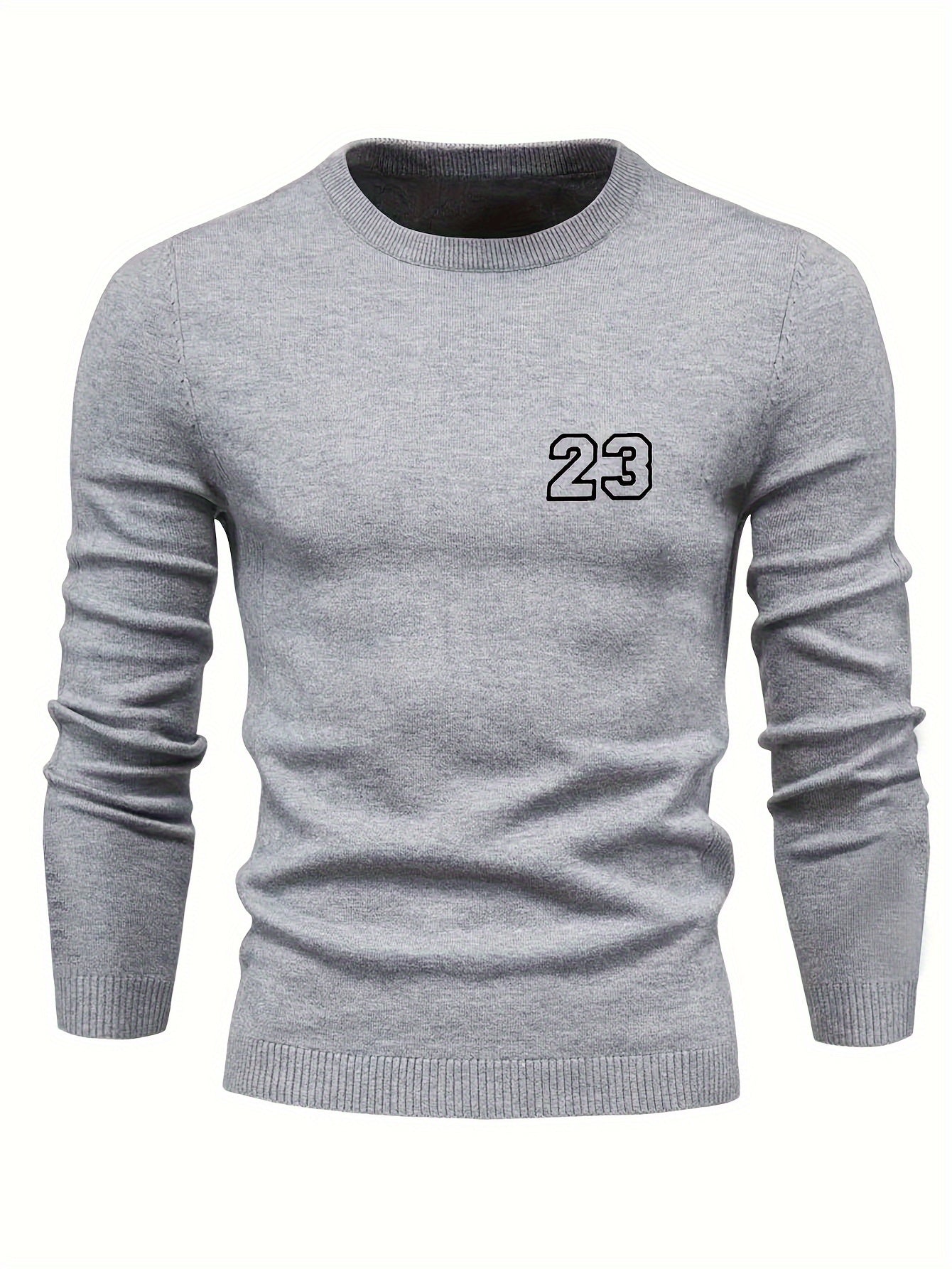 Men's Dad Jokes Pattern Knitted Sweater