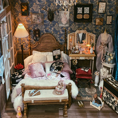 Pattern Wallpaper Mini Doll House Accessories 1/6 1/8 1/12 Shooting Scenes