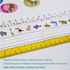 Custom Alphabet Number Line Desk Name Plates