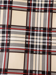 Plaid Print Square Neck Spaghetti Strap Bodycon Dress