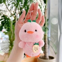 Plush Animal Duck Keychain For Men Toy Pendant Duck Doll Gift Random