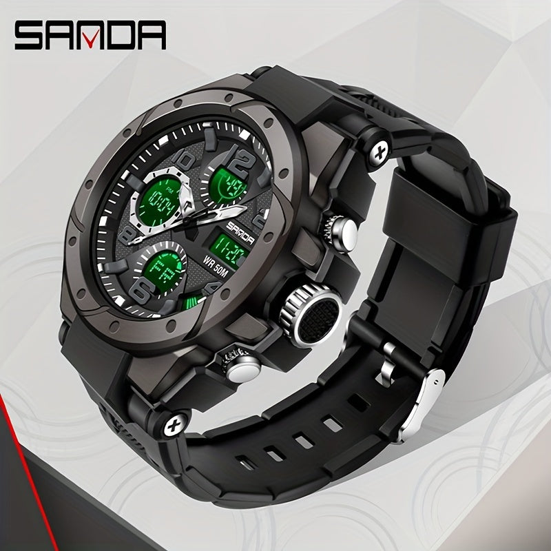 Men's Military Watch Tactical Sports Waterproof Digital Wrist Watch