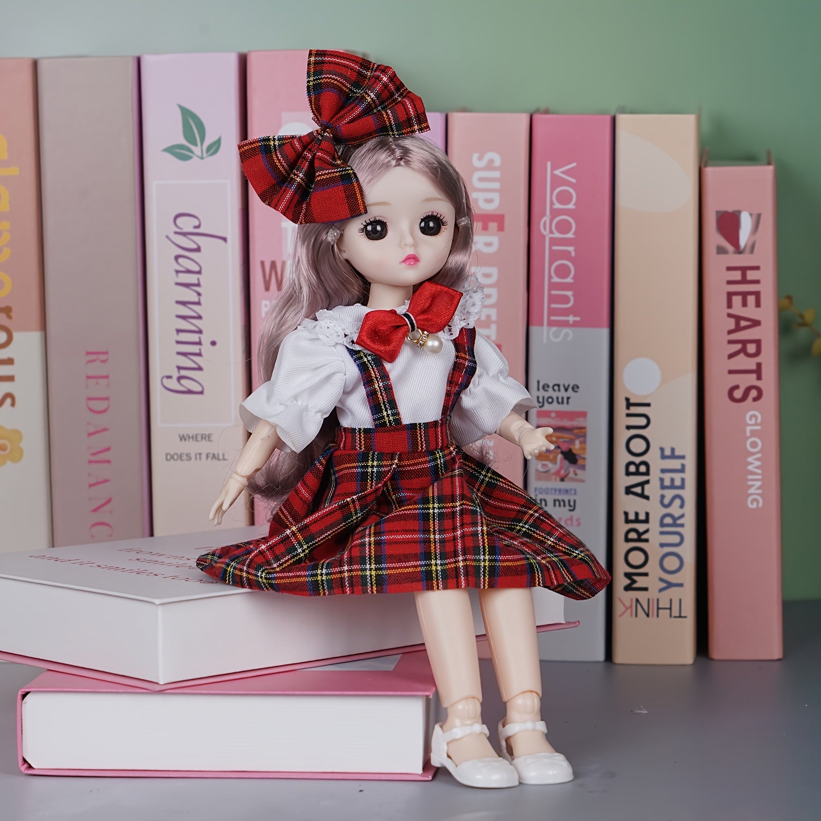Anime Princess Doll 1pc Jointed BJD PVC Ideal for Girls Birthday Gift