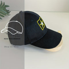 Pentagram Embroidery Baseball Cap Unisex Casual Dad Hats