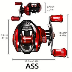 Lightweight Fishing Reel 7.2:1 208g 8KG Raft & Boat Fishing