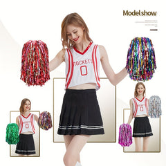 Colorful Sequin Cheering Poms Handheld Props