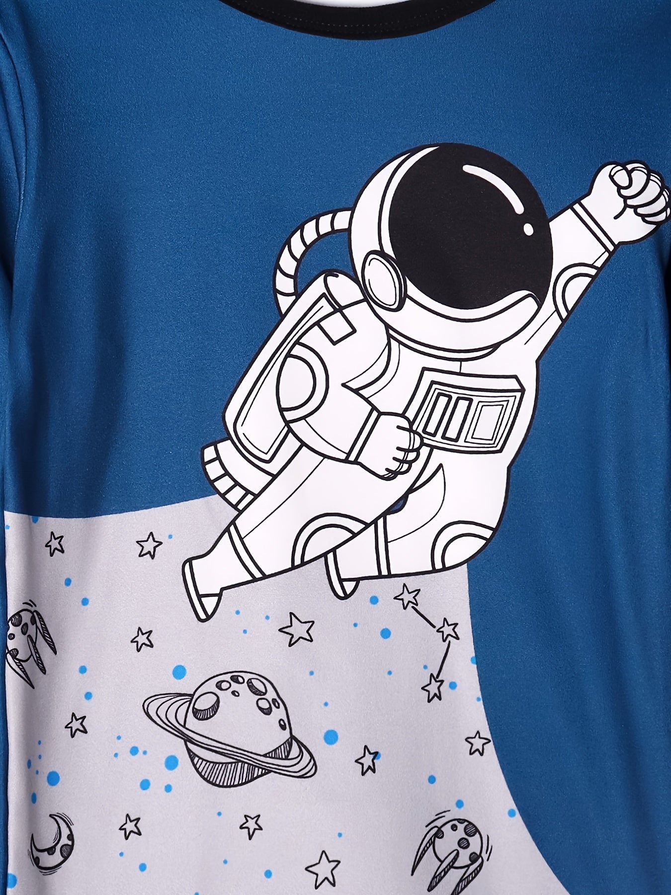 Boys Astronaut 2 pcs Pajamas Set Long Sleeve Top & Pants