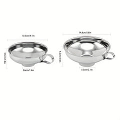 Stainless Steel Funnel for Salads Sauces Jams Oils and Wines