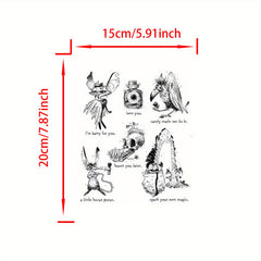 1pc Christmas Reindeer Stamps Scrapbooking Paper Craft Album Card Punch Stamps