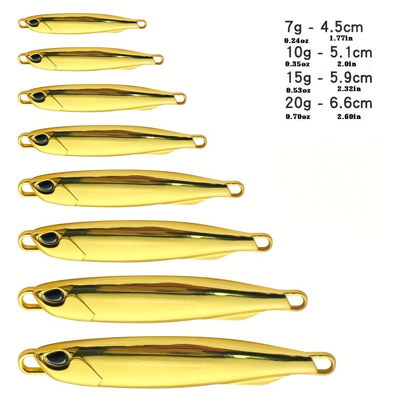 Sea Fishing Slow Jig Metal Jigging Spoon 3D Print Laser Artificial Bait Boat Fis