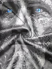 Men's 3D Print Face Graphic T-Shirt for Summer Outdoor Activities