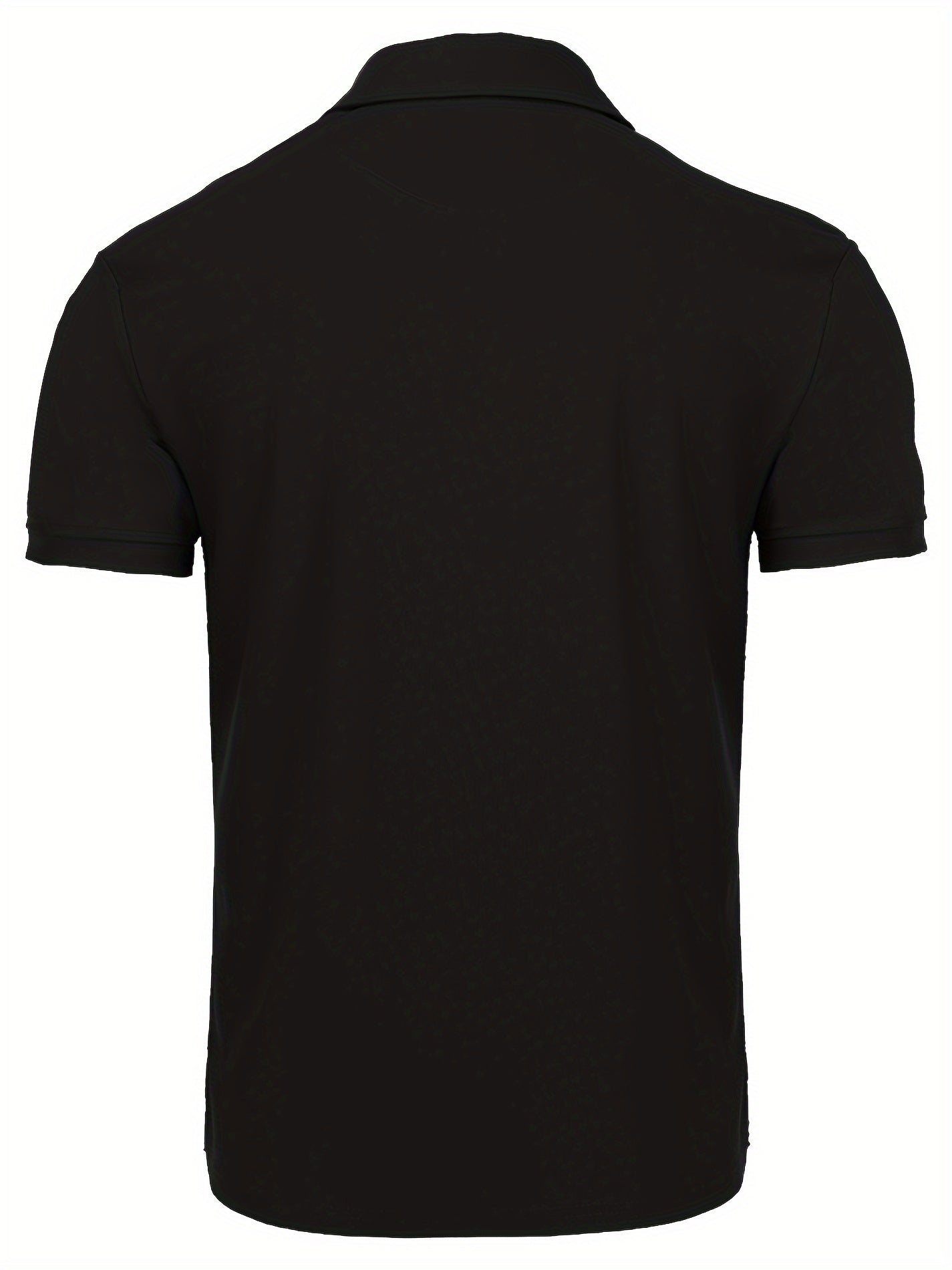Men's Casual Solid Lapel Short Sleeve Shirt