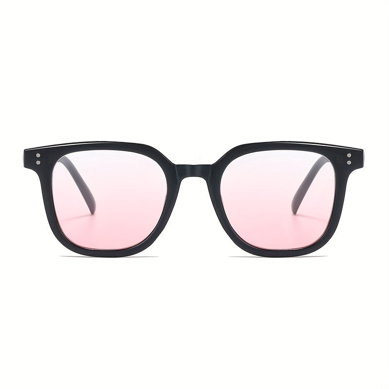 Square Sunglasses Gradient Mirror Lens UV400