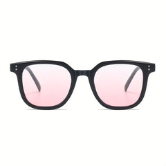Square Sunglasses Gradient Mirror Lens UV400