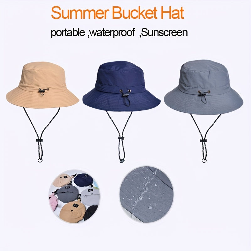 Summer Waterproof Bucket Hat For Women And Men