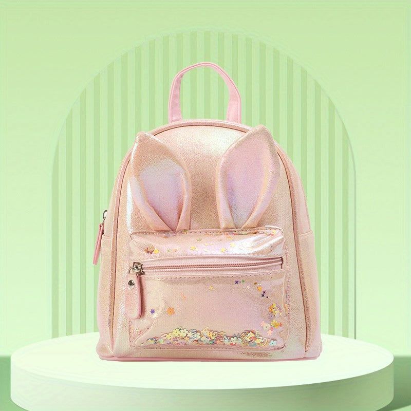 Kids' Rabbit Ear Backpack Waterproof Schoolbag