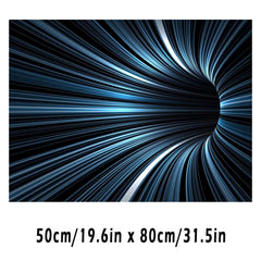 3D Vision Carpet Living Room Bedroom Floor Mat Doorway Decor Rugs